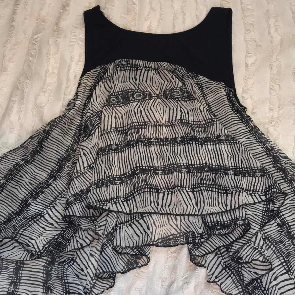 Painted Threads Asymmetrical Tunic